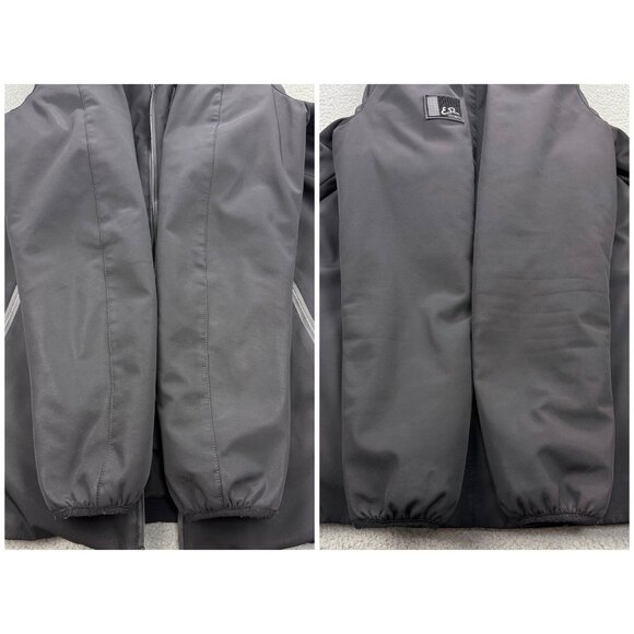 Yes Zee Coat Womens Extra Large XL Black Down Puffer Jacket Parka Hooded Winter - Picture 8 of 12